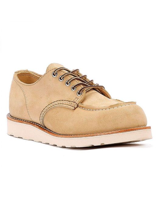 Red Wing Natural Shoes Shop Moc Oxford 8092 Hawthorne Prairie Suede for men