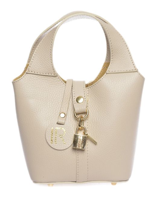 Isabella Rhea Natural Rindsledertasche