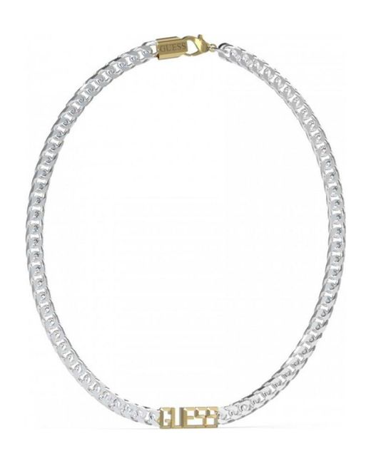 Guess White Jumn03204Jwygstt-U Necklace for men