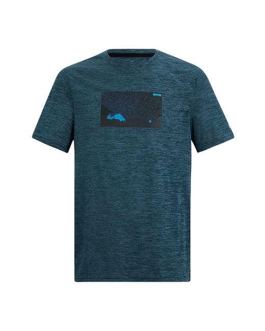 Regatta Blue Fingal Night Sky T-Shirt (Night Sky Marl) for men