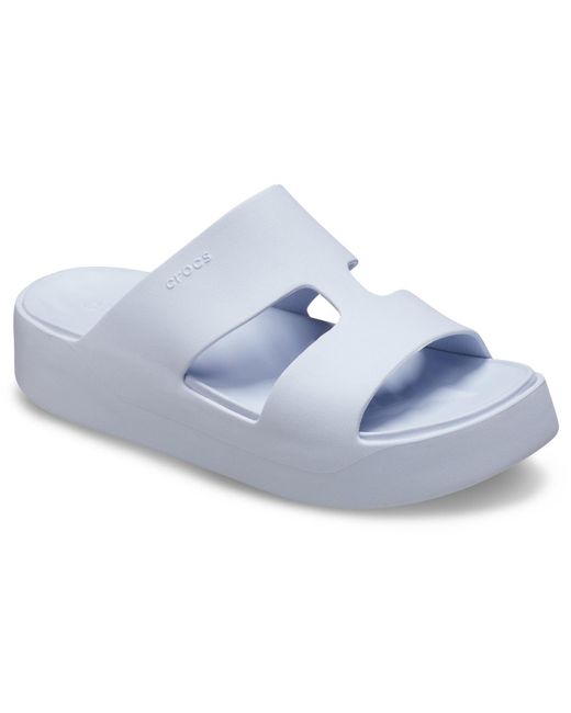 CROCSTM Blue Cro Dsv Getaway Platform H-Strap