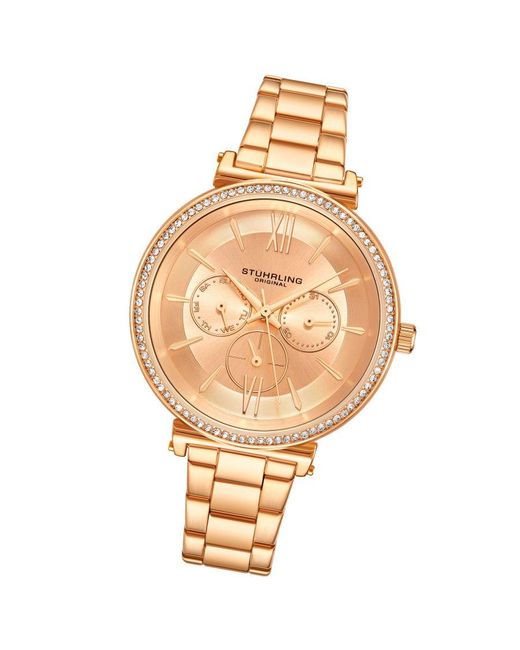 Stuhrling Metallic Aria Quartz 40Mm