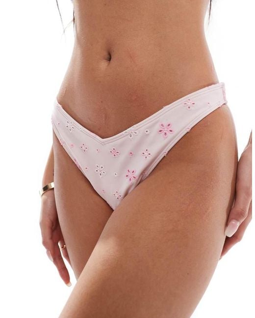 Hollister Multicolor High Leg Cheeky Bottom Co-Ord