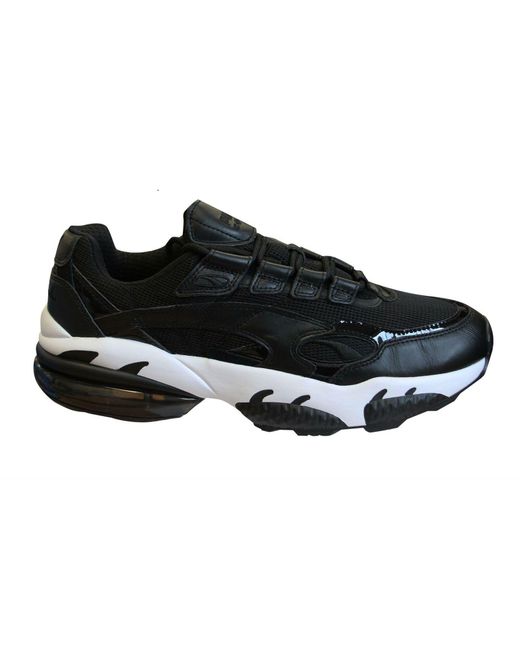 PUMA Black Cell Venom Reflective Trainers Low Lace Up Shoes 369701 01 Textile for men