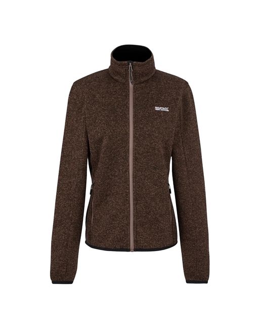 Regatta Brown Ladies Newhill Full Zip Fleece Jacket