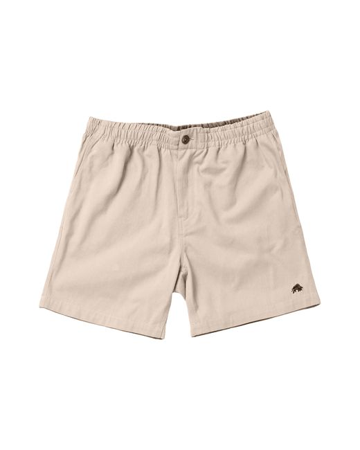 Raging Bull Stretch Chino Korte Broek (tan) in het Natural voor heren