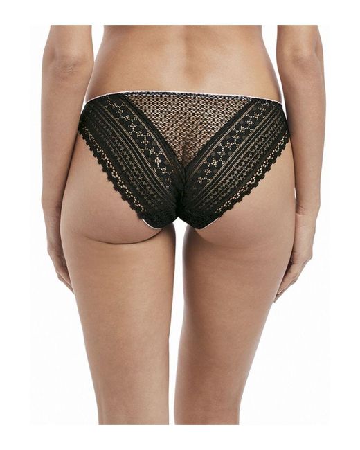Freya Black Daisy Lace Brief