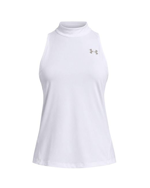 Under Armour White Run Mesh Racer Vest