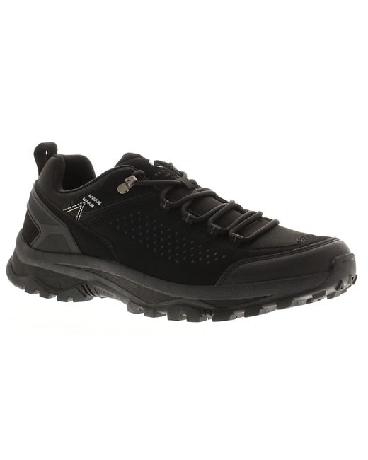 Wynsors Black Walking Shoes Trainers Drake Lace Up for men