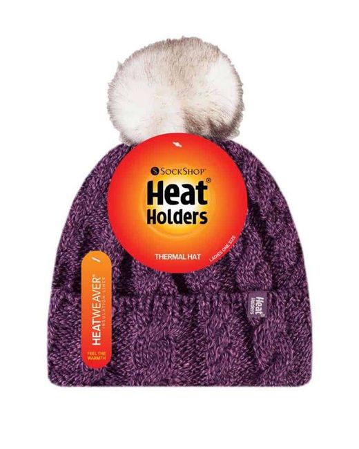 Heat Holders Purple Heat Holders Womens