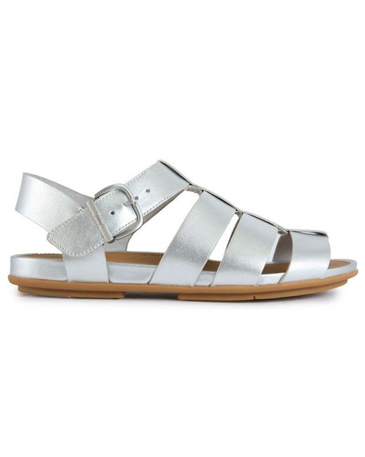 Fitflop Metallic Gracie Leather Fisherman Sandals