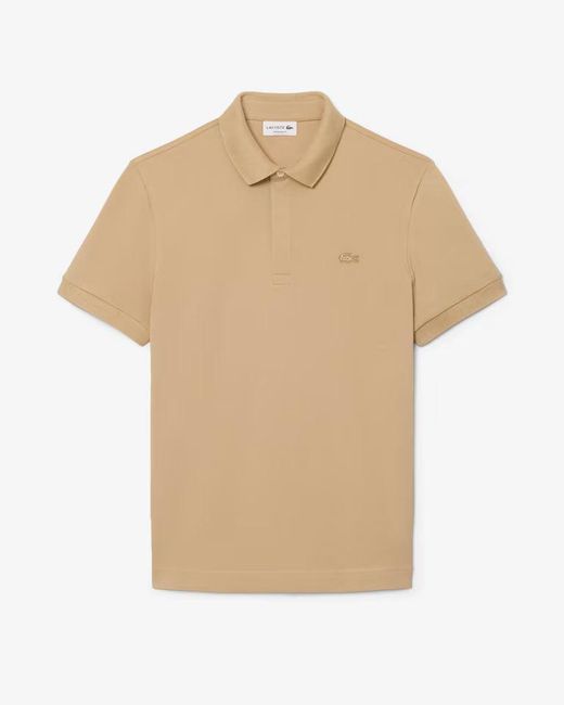 Lacoste Natural Paris Strech Pique Polo Shirt Cotton for men
