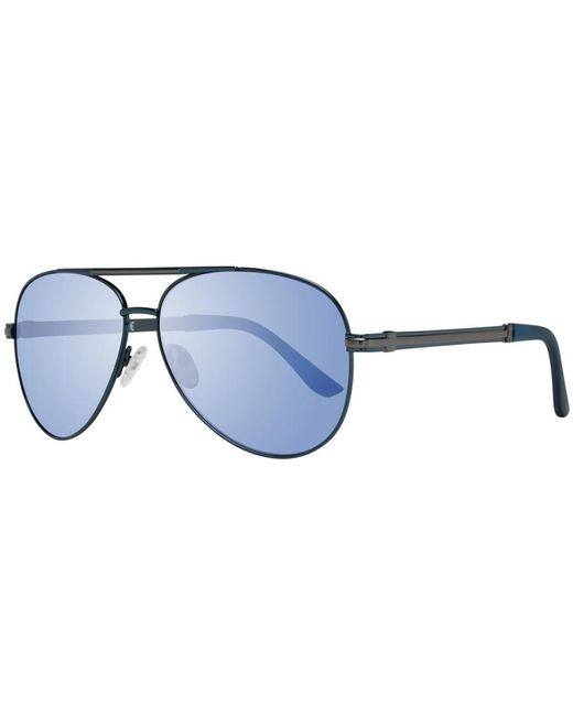 Guess Blue Sunglasses Gf0173 90X Mirrored Metal (Archived) for men