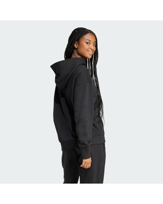 Adidas Black All Szn French Terry Loose Hoodie