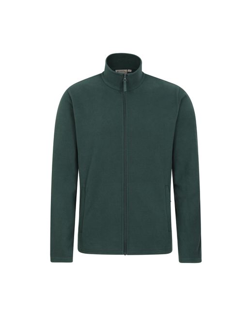 Mountain Warehouse Green Camber Fleece Jacket (Dark) for men