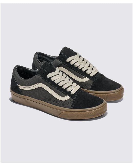 Vans Black Old Skool Heavy Canvas Trainers