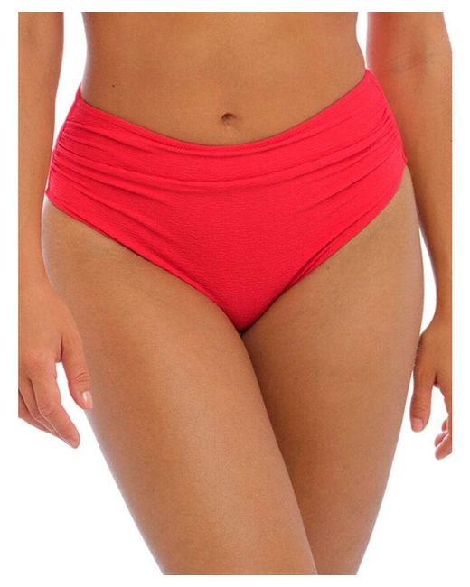 Fantasie Red 502771 Almeria Full Bikini Brief Elastane