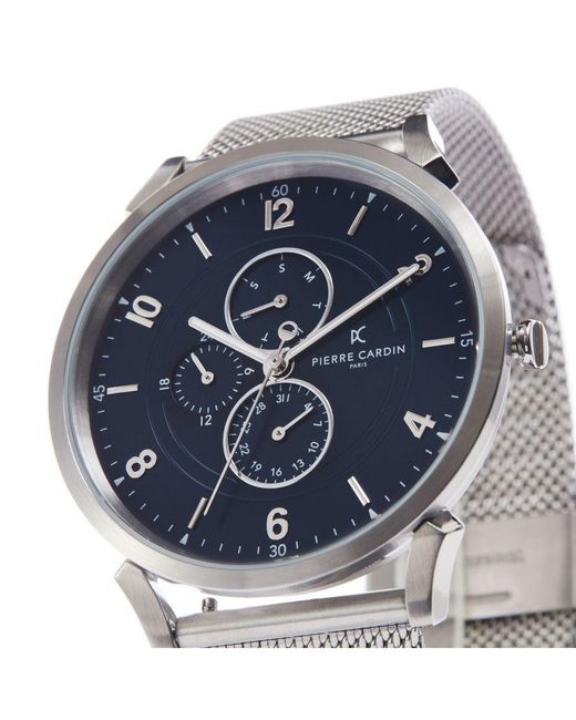 Pierre Cardin Blue Pigalle Boulevard Watch Cpi.2028 Stainless Steel for men