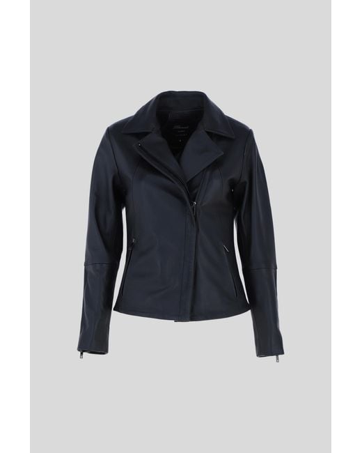 Ashwood Leather Black Real Biker Jacket With Hidden Zips