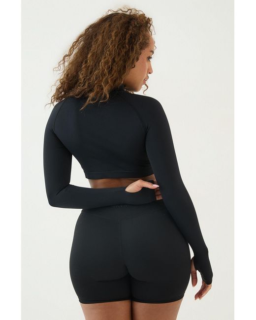 DSGN Studio Black Sport Ultra Contour Seamless Super Cropped Jacket