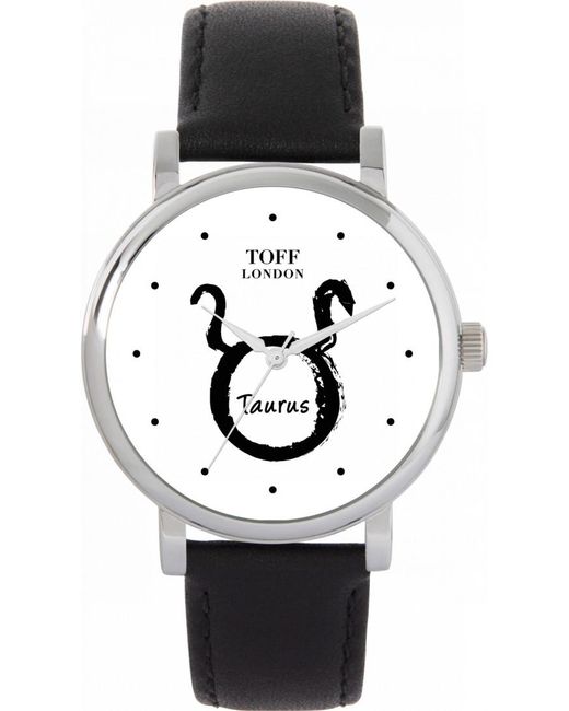Toff London Black Tlws-35633 Ladies Taurus Watch