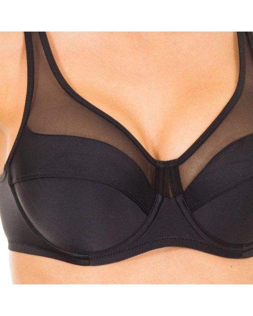 Dim Black Generous 3983 Non-Foam Underwire Bra