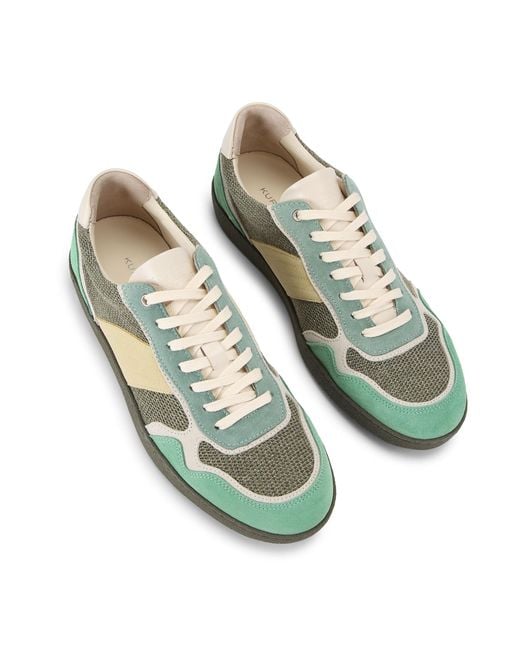 Kurt Geiger Green Leather Lloyd 2 Sneakers for men