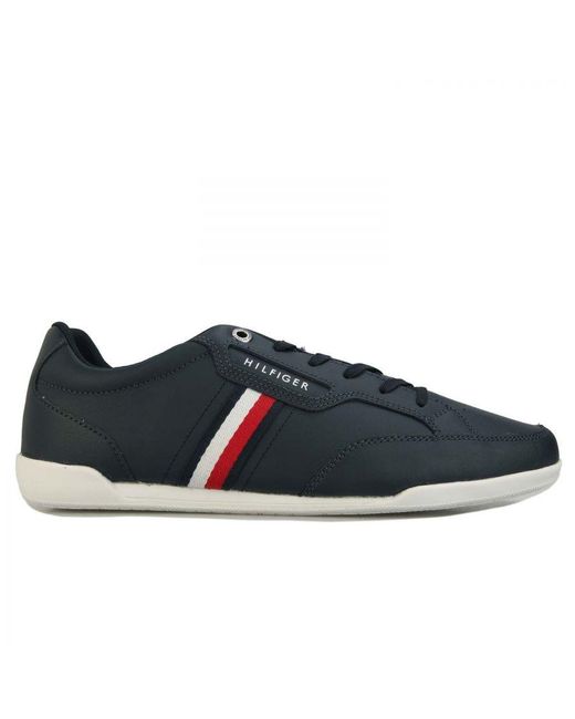 Tommy Hilfiger Blue Classic Low Top Cupsole Trainers for men