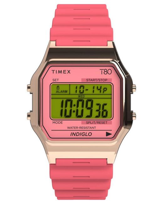 Timex Pink T80 Watch Tw2W44000