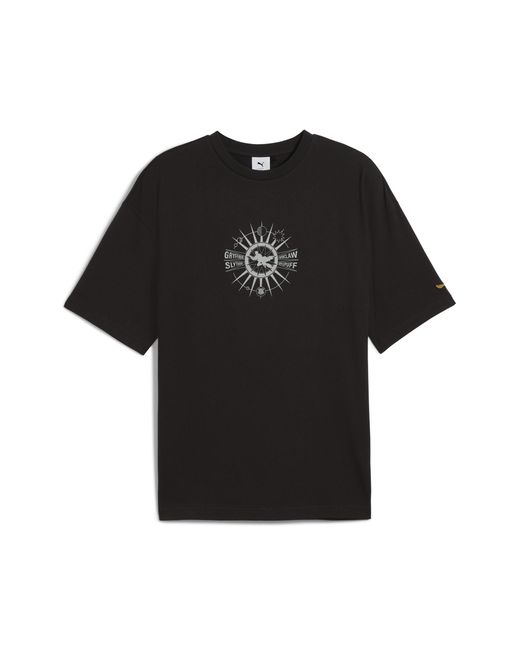 PUMA Black X Harry Potter Oversized Graphic T-Shirt for men
