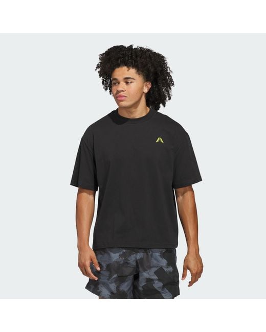 Adidas Originals Black Anthony Edwards Tee for men