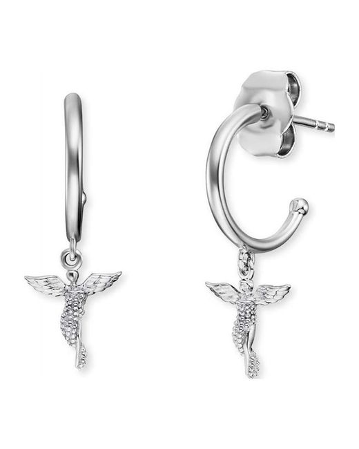Engelsrufer White Ere-Lilangel-Cr Ladies Angel Earrings Sterling
