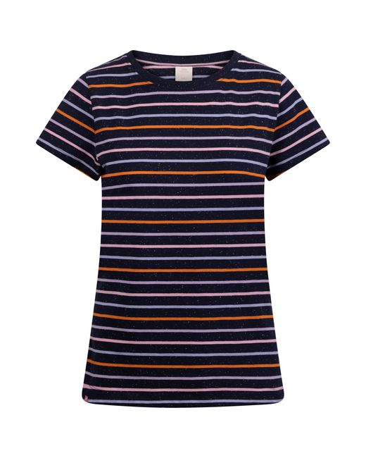 Trespass Blue Ladies Michaela Striped T-Shirt /Multicoloured)