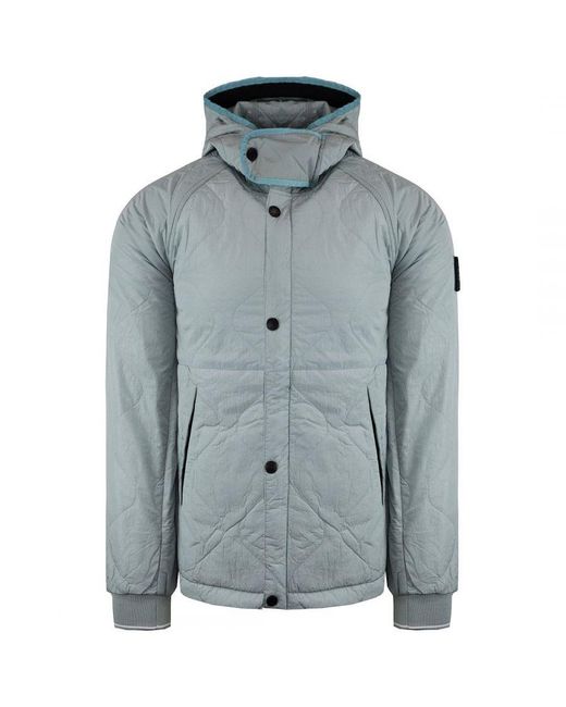 Weekend Offender Blue Retro 80'S Manilla Ice Jacket for men