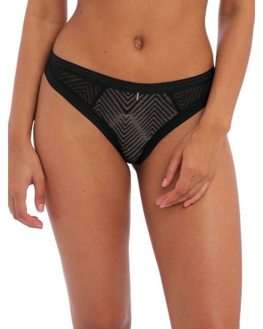 Freya Black Tailored Brazilian