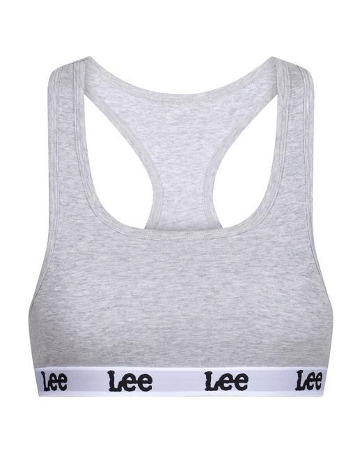 Lee Jeans Blue Diana Scoop Neck Slim Fit Bra