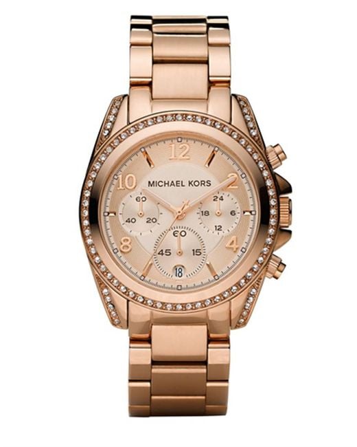 Michael Kors Natural Ladies' Blair Chronograph Watch Mk5263