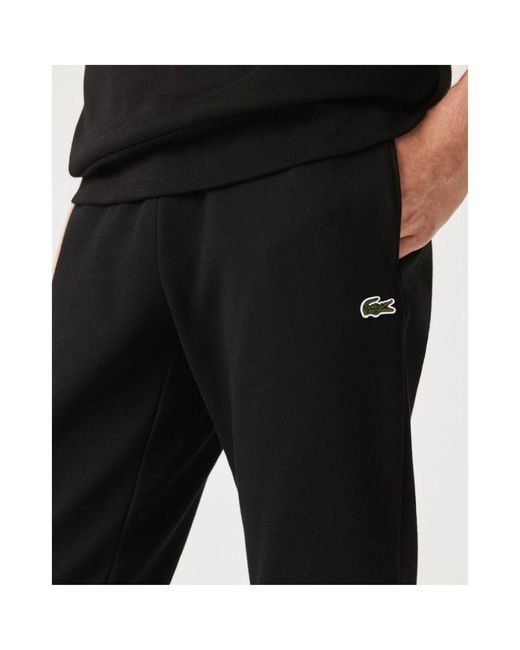 Lacoste White Slim Fit Fleece Joggers for men