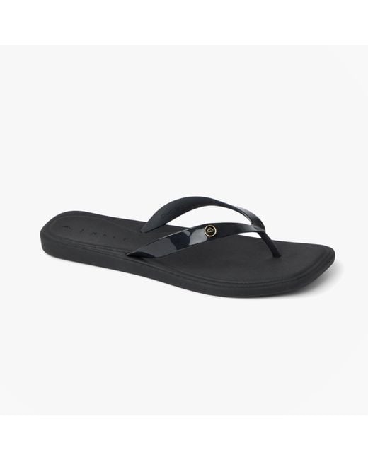 Reef Black Solaye Toe-Post Sandals