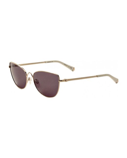 Kate Young For Tura Brown K554-Gld-55 K554 55 Gld Kaela Sunglasses