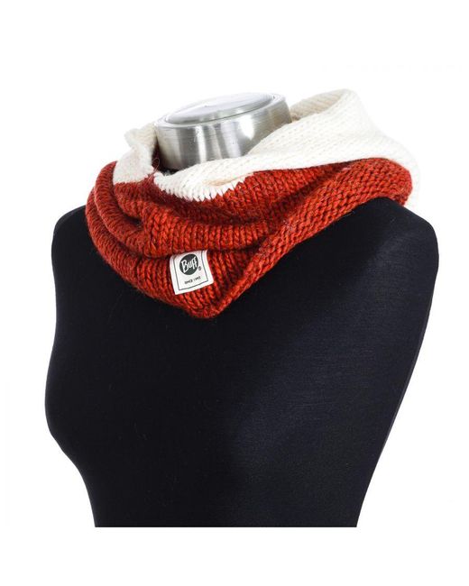 Buff Red Hood With Knitted Collar 94300
