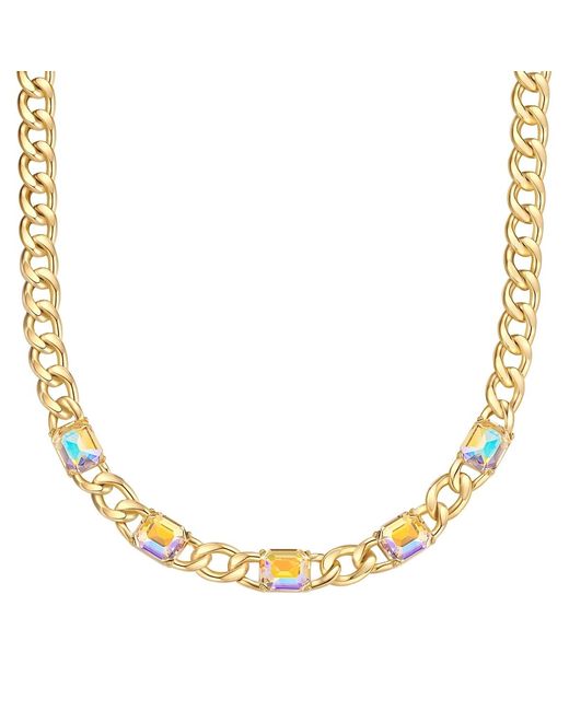 YOKOAMII Metallic Brass Necklace