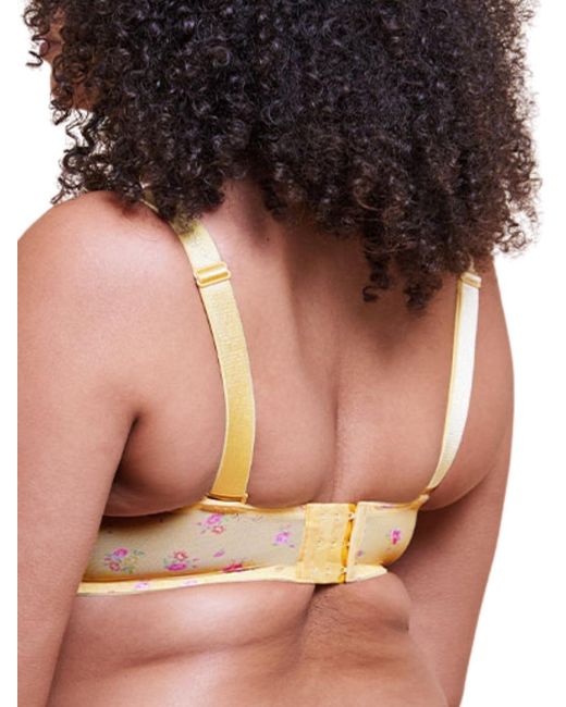 Curvy Kate Yellow Cool Cat Scooped Balcony Bra