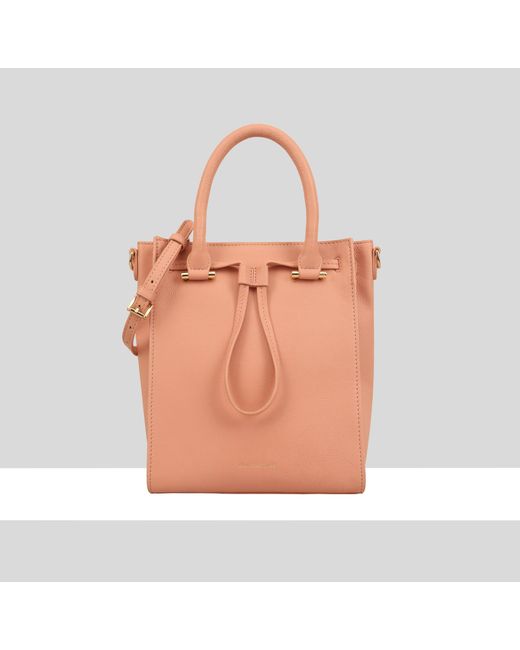 Paul Costelloe Orange Flumendosa Leather Multi Way Bag
