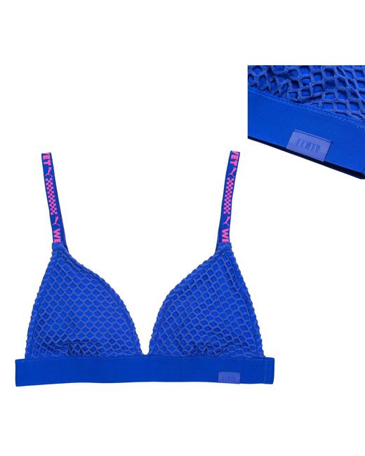 PUMA Blue X Rihanna Fenty Triangle Bikini Top