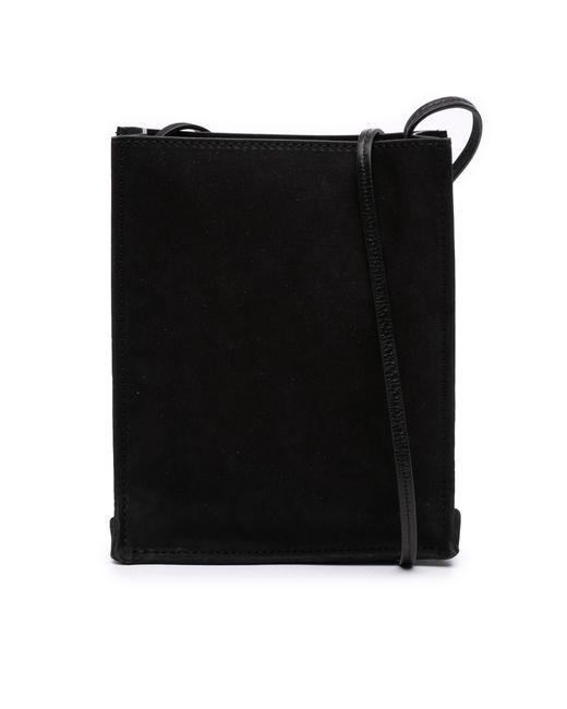 The Row Black Tr129 Minimalist Crossbody Bag