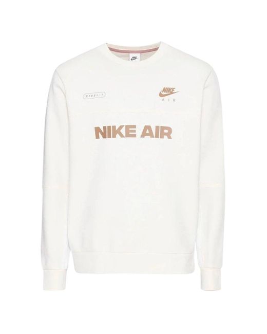 Nike White Air Large Logo Jumper for men