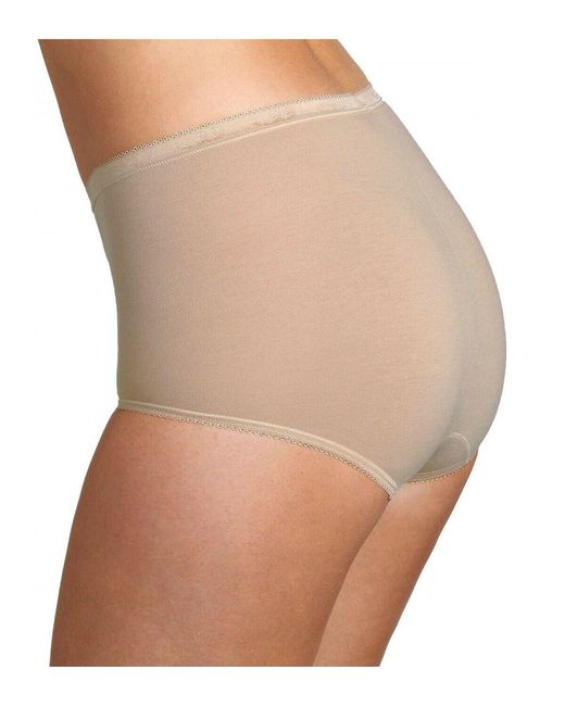 Sloggi Natural Basic+ Maxi Briefs 4 Pack