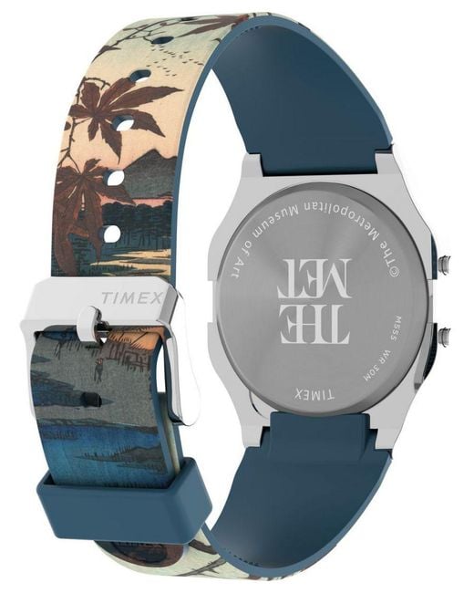 Timex Gray The Met X Hiroshige Watch Tw2W25300