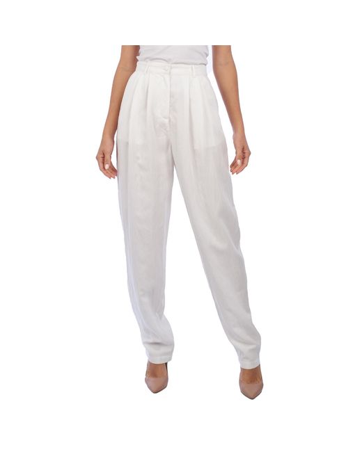 Emporio Armani Gray 8N2P80 Straight Palazzo Pants